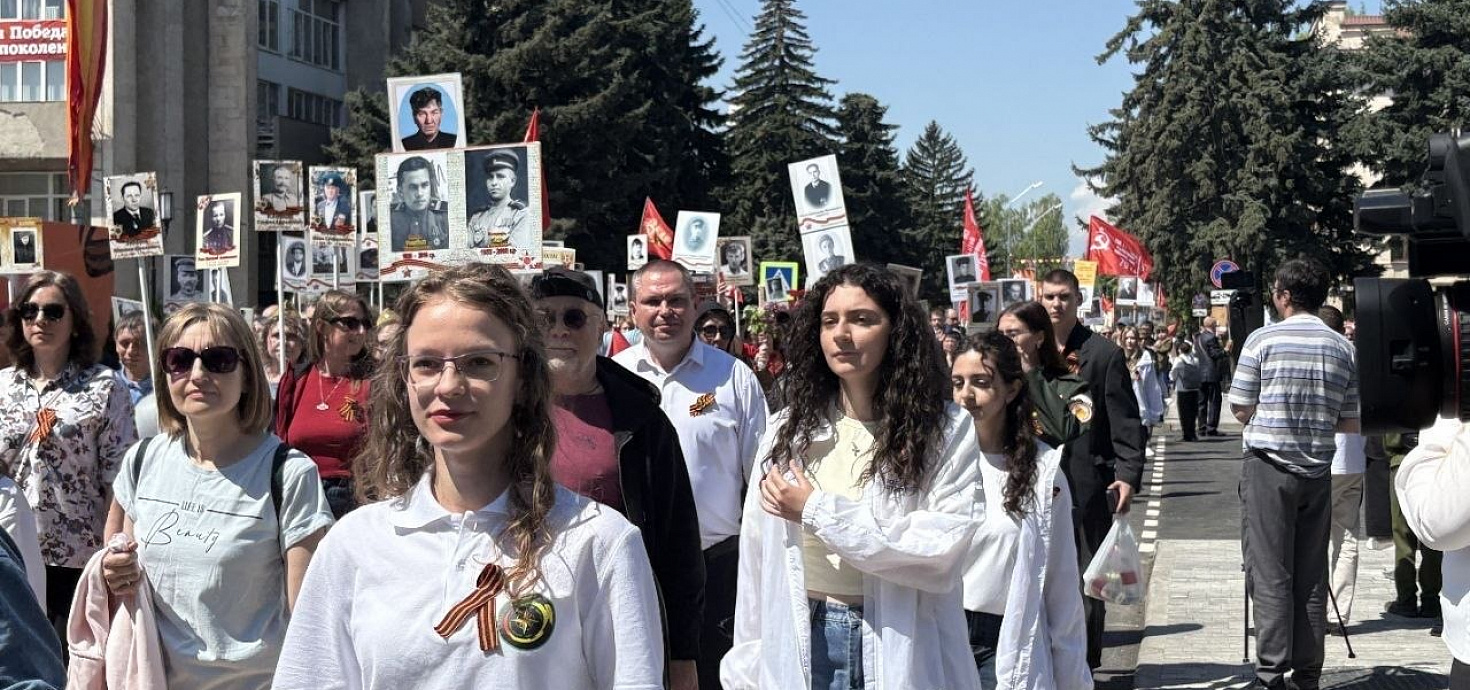Сопровождение колонны «Бессмертного полка»